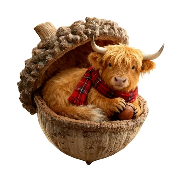 Árbol de Navidad Decoraciones Animales Del Bosque Ornamento 8cm Colgante, Árbol de Navidad Ornamentos Regalo de Navidad Acrílico para Corona Giranda Pieza Central