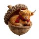 thumbnail image 2 of Artesanías Decorativas 1 pieza de 8cm Animales del bosque con colgantes de árbol de Navidad adorno acrílico para corona y guirnalda de árbol JASKFLY, 2 of 9