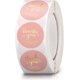 thumbnail image 1 of Thank You Stickers Roll Of 500pcs 1u201d Pink Thank You Seal Stickers Perfect, 1 of 5