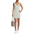 thumbnail image 3 of No Boundaries Juniors' Zip Front Denim Dress, 3 of 5