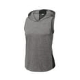 thumbnail image 3 of Sport Tek Adult Female Women Electric Heather Tank Black/Dk Gy He Small, 3 of 4