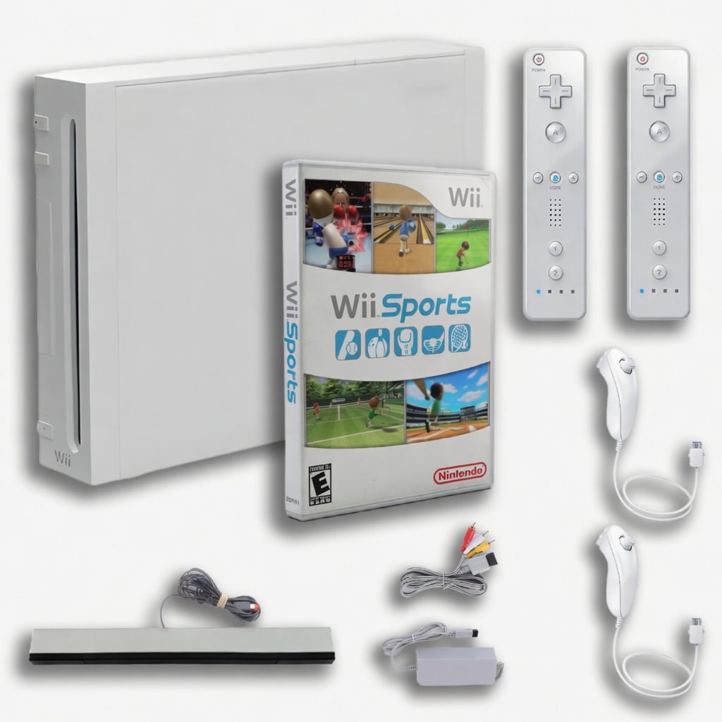 Nintendo Wii - Video Game Console System - Blue - Walmart.com
