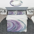 thumbnail image 3 of Designart 'Watercolor Geode I' Geometric Duvet Cover Set, 3 of 4