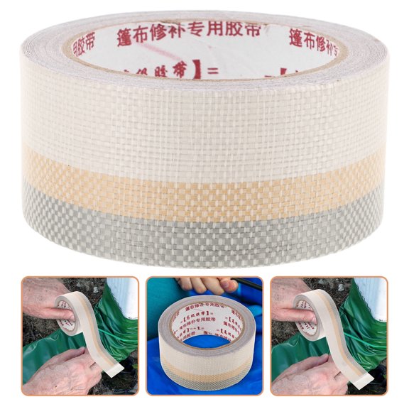Raindrops Awnings Greenhouse Repair Tape ﻿ 800.00X5.00X0.10CM White