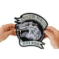 thumbnail image 3 of No Clubs No Rules Just Ride Wolf Patch, 3 of 5