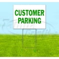 thumbnail image 1 of Customer Parking (18" x 24") Yard Sign, Includes Metal Step Stake, 1 of 6