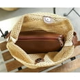 thumbnail image 4 of Kukuzhu Women Tote Bag Large Straw Woven Trendy Shoulder Bag Holiday Beach Work Bag, 4 of 7