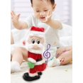 thumbnail image 3 of Navidad Santa Toys Cantando Y Bailando Juguete Peluche Eléctrico Con Música Regalos para, 3 of 9