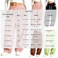 thumbnail image 7 of LIaqionyy Girls Fleece Pants Fuzzy Elastic Waist Baggy Sweatpants Soft Wide Leg Casual Loungewear with Pockets, 7 of 7