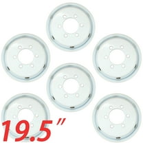 For ISUZU NPR NPR-HD NQR NRR OEM Design Wheel 1995-2025 19.5" 19.5x6 White Steel Set of 6 Replacement Rim 8980939730
