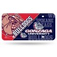 thumbnail image 2 of Gonzaga Bulldogs Metal License Plate, 2 of 2