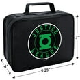 thumbnail image 2 of Justice League Green Lantern Athletic Logo Insulated Soft Sided Lunch Box - Reusable Lunch Bag For School Office Work, BPA Free, 2 of 5