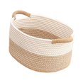 thumbnail image 3 of Rope Woven Baskets for Organizing Woven Rope Storage Basket Modern Baskets Small 35cmx25cmx13cm, 3 of 9