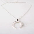 thumbnail image 4 of Simple Women Crescent Moon Pendant Chain Necklace Banque Jewelry Birthday Gift, 4 of 7