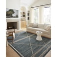 thumbnail image 1 of Loloi II Fabian Collection FAB-01 Denim/Charcoal 4'-0" x 6'-0" Accent Rug, 1 of 8