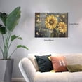 thumbnail image 6 of Farmhouse Sunflower Wall Art Rustic Christian Religion Butterfly Bible Verse Pictures Wall Decor Just Pray Quotes Canvas Painting Print Artwork Framed for Living Room Bedroom Bathroom 16"×12", 6 of 6