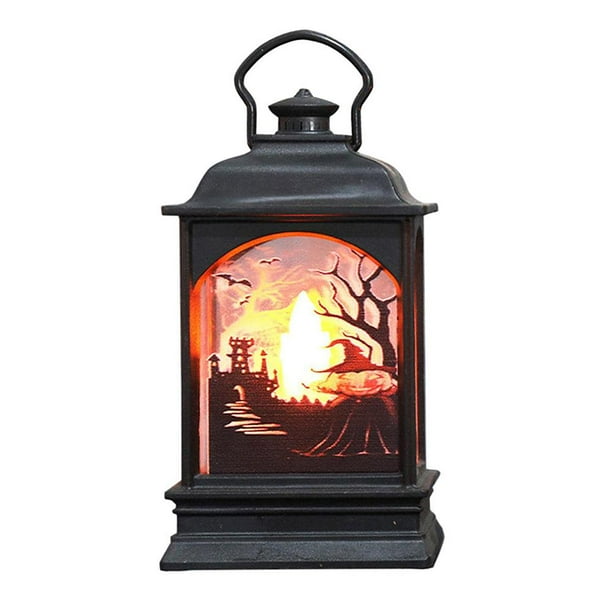 Calabaza Con Luz De Vela, Farol De Halloween, Farolillos Colgantes, Decoración De Fiesta Multiusos, Colgante De Pared, Adorno De Escritorio Exquisito Monstrate HA042481-03