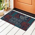 thumbnail image 1 of DouZhe Boho Mexico Tribal Drawing Rugs Doormat, Non-Slip Machine Washable Carpets Floor Door Mat , 36" x 24", 1 of 6
