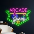 thumbnail image 4 of Handmadetneonsign Arcade Game Neon Sign, Game Machine Led Wall Art Decor, Gaming Room Wall Decor, 4 of 5