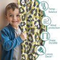thumbnail image 3 of Blackout Kids Curtains,Yellow Leopard Print Pattern Childrens Insulated Curtains Set Of 2,Bedroom Essentials,Toddler Room Decor 42"x54", 3 of 5