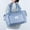 Blue, variant on Dvkptbk Travel Essentials Travel Bag Travel Duffel Bag Sports Gym Bag with Separate Shoe Compartment Folding Organizer Bag Sport Duffel Bag Tote Bag