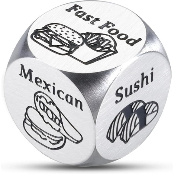 Stocking Stuffers for Her Him Food Dice National Boyfriend Gifts from Girlfriend Christmas Stockings Christmas Stocking Stuffers Anniversary Birthday Gifts for Book Lovers Couples Wife Husband Dices