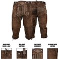 thumbnail image 2 of Touch&Torn Men's Shorts Leather Party Short, 2 of 6