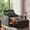 Dark Gray, variant on Sofa Bed Chair Convertible, Sleeper Chair with Pull-Out Bed, 3-in-1 Futon Couch with Reclining Backrest and Side Pocket, Dark Grey