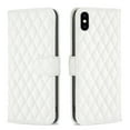 thumbnail image 2 of Stylish PU Leather Wallet Case for iPhone XS/X, with Magnet Card Storage Adjustable Kickstand Flip Folio Cover for iPhone XS/X (5.8 Inch),White, 2 of 9