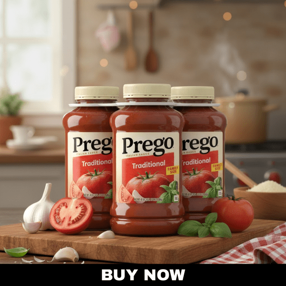 Prego Traditional Italian Sauce, 45 oz – Pack of 3, Classic Marinara Flavor