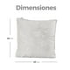 thumbnail image 3 of Cojines de Chenille Cuadrados para Sofa Dormitorio Oficina Set de 2 piezas Plateado GAON, 3 of 7