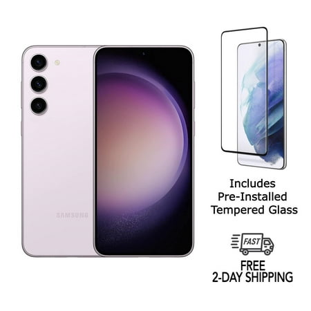 Samsung Galaxy S23 Plus 5G S916U (Fully Unlocked) 256GB Lavender with Screen Protector