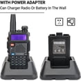 thumbnail image 4 of Baofeng UV-5R Walkie Talkie Radio| Banda Dual VHF/UHF (136-174/400-520 MHz) | Potencia 5W | 128 Canales 2 Unidades, 4 of 5