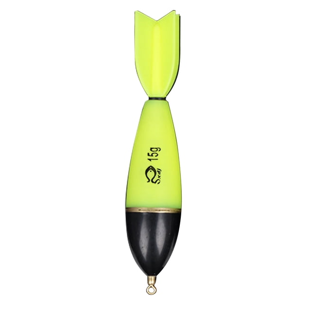 Visland LED Luminous Rocket Fishing Float High Sensitivity Visibility Electric Float Long Casting Slip Bobber Outdoor Saltwater Freshwater Fishing Accessories
