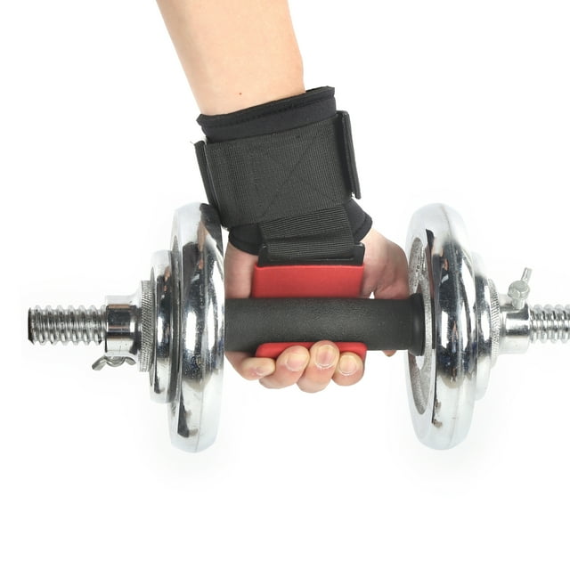Sangles de Poignet Robustes, Crochet de Musculation Respirant pour Amateurs de Sport Exercice pour GYm Crochet Rouge, Crochet Bleu, Crochet Noir, Crochet Jaune