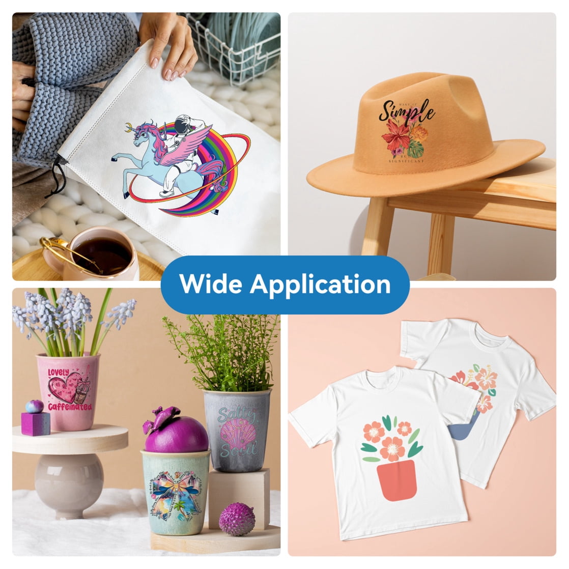 HTVRONT Sublimation Paper 8.5 x 11 inches - 35 Sheets Sublimation Paper Compatible with Ink Jet Printer