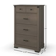 thumbnail image 6 of Redmond 4 Drawer Chest, Dapper Gray, 6 of 7