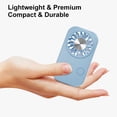 thumbnail image 4 of JZCHUNTOY Handheld Fan, 1 Pc Portable 5 Speed Strong Wind Electric Fan, Lightweight One Button Control Cooling Device, Personal Desktop Outdoor Fan for Home Office Camping Hiking Beach Travel, 4 of 7