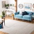 thumbnail image 2 of SAFAVIEH Kilim Russell Striped Area Rug, Ivory/Brown, 7' x 7' Square, 2 of 8