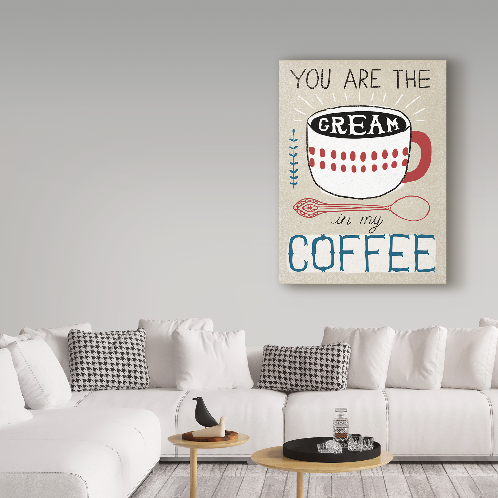 Trademark Fine Art 'Cream in Your Coffee' Canvas Art by Oliver Towne