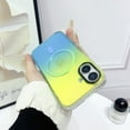 thumbnail image 6 of For iPhone 15 Pro Max Case, Compatible with Magsafe Gradient Color Design Wireless Charging Slim Fit Anti-Scratch Shockproof Drop Protection Magnetic Phone Case for Apple iPhone 15 Pro Max, Blue, 6 of 7