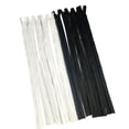 thumbnail image 1 of Nylon Zippers Bulk for Sewing Crafts, black and white Invisible Zippers for Sewing DIY, s, 1 of 8