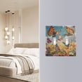 thumbnail image 5 of Dailycode Light Switch Plate Covers 2 Gang Wall Plate Plastics Outlet Covers for Kitchen Home Office Decor Butterfly Flower Oil Painting, 5 of 8