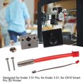 thumbnail image 4 of Heater Block Nozzle Kit, Accurate Size Nickel Copper Plated Hot End Extruder Nozzle Kit  For Upgrade, 4 of 8