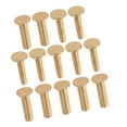 thumbnail image 4 of Shisuyan 7 Pairs Kitchen Knives Handle Screw Fixing Rivet Nuts Chef Knives Cutter Wooden Grip Screw Fastener Fixer Clip Nails Replacement Repair Diy Tools Accessories 1.6cm, 4 of 8