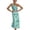 A1-Blue954, variant on XIAOCHA Summer Chic Dress for Women One Shoulder Floral Printed Ruched Party Midi Dresses