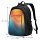 thumbnail image 5 of Balery yellow orange and teal Mochila con carga USB para hombre y mujer - Mochila impermeable y antirrobo para portátil con puerto USB para viajes, trabajo, estudios y universidad, 5 of 7