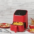 thumbnail image 3 of 2 QT Mini Air Fryer with 4-in-1 Functionality for Air Frying Baking Roasting and Reheating Red, 3 of 6