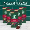 thumbnail image 3 of Starbucks By Nespresso Original Line, Sumatra, Dark Roast Nespresso Pods, 10 Count, 5 Pack, 3 of 9