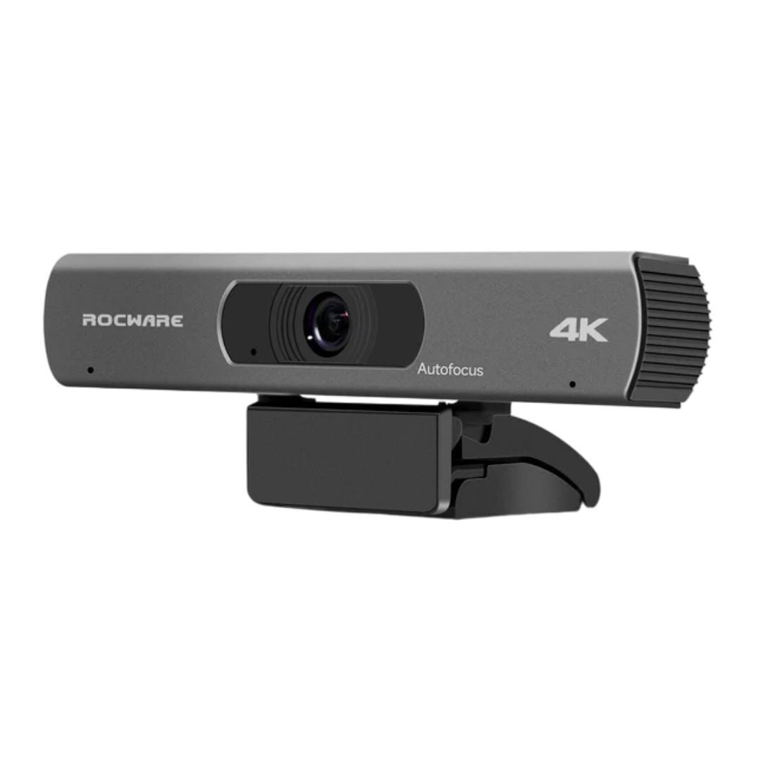 ROCWARE RC18 Webcam - 8.3 Megapixel - 30 fps - USB 3.0 Type B - 4K - 3840 x 2160 Video - CMOS Sensor - Auto-focus - 84&deg; Angle - Bracket - Microphone - Chromebook - Windows 7, Windows 8.1, Windo...